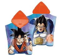 ARDITEX DB15121 Poncho de Microfibra con Capucha de 55X55cm de TOEY-Animation-Dragon Ball