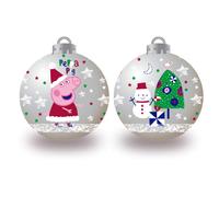 ARDITEX PP14018 Pack de 6 Bolas árbol de Navidad diámetro 8cm. de EONE-Peppa Pig