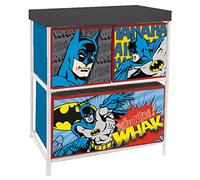 Arditex Estantería Batman BT15787 3 cajones de tela 53x30x60 cm Multicolor Niños