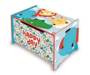 ARDITEX FP10299 Banco Juguetero de Madera de 62.5x40x37cm de Mattel-Fisher-Price