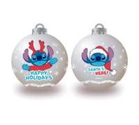 ARDITEX Pack de 10 Bolas árbol de Navidad diámetro 6cm. de Lilo & Stitch