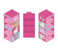 ARDITEX PP15640 Colgador/Organizador armario con 4 Huecos 29x28x65 cm. de EONE-Peppa Pig