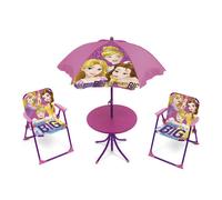 Arditex Set Mesa y Sillas Princesas Disney con Sombrilla