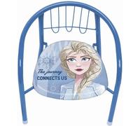 Arditex Silla Infantil Metal Frozen 2 - Azul Disney - Asiento Acolchado - Apilable - Segura para Niños