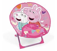 Arditex Silla redonda plegable Peppa Pig infantil de luna Ø 50 cm rosa