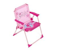 ARDITEX Silla Plegable con Brazos de Barbie - 38x32x53cm - Adecuado para jardín, Camping, Playa o montaña - Ideal para niños y niñas.