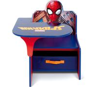 Arditex Spiderman Marvel: Silla escritorio con almacenamiento, color rojo. Para niños, talla única