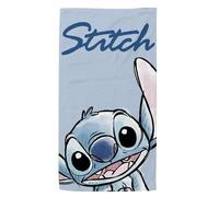 ARDITEX Toalla de Microfibra Stitch Disney 170x90 cm Azul Claro - Diseño Grande y Divertido - Secado Rápido y Tacto Suave Playa y Piscina - Resistente y Duradera