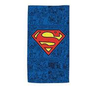 Arditex Toalla microfibra Superman DC Comics 170x90 cm Azul/Rojo – Logo cómic clásico, secado rápido