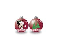 ARDITEX WD13422 Pack de 6 Bolas árbol de Navidad diámetro 6cm. de Disney-Mickey