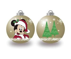 ARDITEX WD13423 Pack de 6 Bolas árbol de Navidad diámetro 8cm de Disney-Mickey