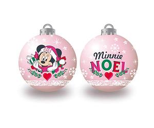ARDITEX WD14012 Pack de 10 Bolas árbol de Navidad diámetro 6cm. de Disney-Minnie