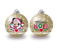 Bolas Navidad MINNIE MOUSE Lucky Oro, 6 cm. Pack x10
