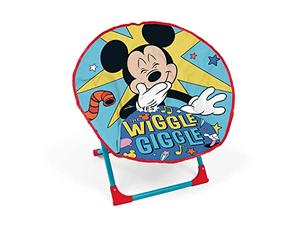 ARDITEX WD15233 Silla con Forma de Luna de 50x50x50cm de Disney-Mickey