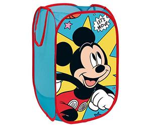 ARDITEX WD15234 Contenedor - Organizador Textil Rectangular de 36x36x58cm de Disney-Mickey
