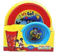 Arditex WD8986 - Set desayuno de 3 piezas, diseño Mickey Mouse