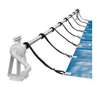 Arebos Enrollador de Piscina Premium Sistema Enrollable 1,05-6,15 m | para Lonas solares y de Piscina | Material Resistente a la Intemperie | también Apto para Piscinas elevadas