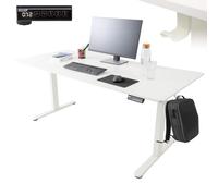 AREBOS Escritorio eléctrico regulable en altura 180x80 cm con función de memoria