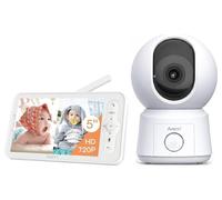 Arenti AInanny B2 Kit Monitor de Video con Pantalla LCD Wi-Fi Blanco