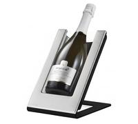 argentoè Gelette Enfriador de Botellas de Vino - Soporte Refrigerante y Glacette Térmica de Mesa - Expositor para Cava y Champagne Sin Hielo - Diseño Made in Italy (Plata)