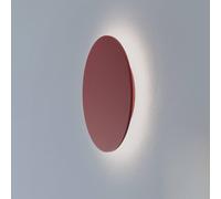 Argon Aplique de pared LED Orios Plus, rojo, Ø 30 cm, acero
