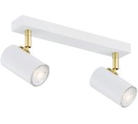 Argon Lagos lámpara de techo 2x5 W blanco-latón 890