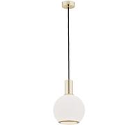 Argon Sagunto lámpara colgante 1x15 W latón-ópalo 4357