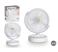 Argon Ventilador de Sobremesa 30W Blanco (Pack de 4)