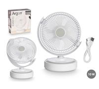 Argon Ventilador de Sobremesa USB 10W Blanco