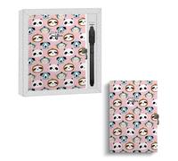 ARGUVAL DIARIO CON BOLIGRAFO MAGICO PANDAS 90P DECORADAS Y CERRADURA DIARIOS 13x18x2 Cms.