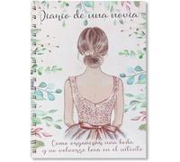 ARGUVAL® Diario y Agenda de la Novia | Planificador de Boda | Ilustraciones, Papel Premium 160g | Encuadernación Espiral