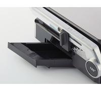 Ariete 1918/00, , Acero inoxidable, Rectangular, Giratorio, 290 x 230 mm, 2 zonas, Tapa con bisagras