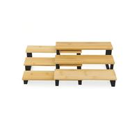 ARISE - Confortime - Set de 2 Estantes de Cocina, 30x24.5x12.3 cm y 30x22.8x10.3 cm, Disponibles en Negro o Blanco para Organizar tu Cocina