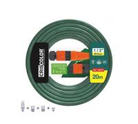 ARISE - Manguera de Jardín Reforzada 1/2" (12 mm) - 10 m / 15 m / 20 m - Set Completo con Boquilla de Riego y Conectores - 3 Capas Antitorsión - Alta Resistencia hasta 20 bar - Ideal para Riego de Pla
