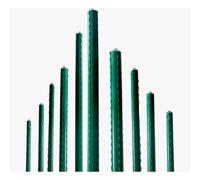 ARISE -Pack de 12 tutores de Acero plastificado para Plantas , Ideal para el Cuidado del jardín. Varillas para el Cuidado de Plantas y arboles (Color Verde)