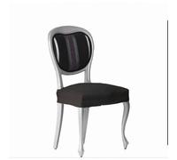 ARISE SHOP-Pack 2 fundas de silla elástica Válido para asientos de entre 40 a 50 cm,Protector de Silla,Fundas elásticas para silla de comedor,antisuciedad,Fundas Suaves Lavables Black PACK 2