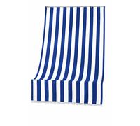 ARISE SHOP - Toldo Protector Solar UV para Balcón y Terraza, Impermeable y Antidesgarros, Uso Interior y Exterior, Disponible en 4 Tamaños y 3 Colores Blue and white 145x290cm.