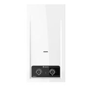 Ariston Akros RX - Calentador de Agua ONM 11L/Min Bajo Consumo, Calentador Gas Natural Atmosférico con Regulación Mecánica 23x31x62.5 - Fabricado para Instalación en España, Eficiencia A, Rango (A+/F)