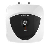 Ariston ANDRIS LUX - Calentador de agua eléctrico bajo fregadero de 15 litros, potencia 2000 W, compacto, fácil de usar, diseñado y fabricado para ser instalado en Francia