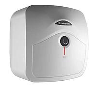 Ariston Andris R - Termo Eléctrico 30 Litros Potente, Calentador de Agua Eléctrico Vertical con Tamaño Reducido 41,8x37,7x35,2 cm, Fabricado para Instalación en España