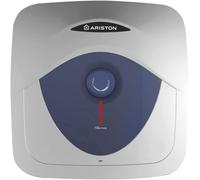 Ariston Blu Evo RS - Termo Eléctrico 10 Litros Bajo Consumo, Calentador de Agua Eléctrico Vertical Potente Tamaño Reducido 27,6x36x36cm, Calentadores Instalación en España - Eficiencia A, Rango (A+/F)