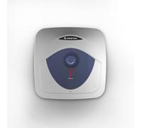 Ariston Blu Evo RS - Termo Eléctrico 15 Litros Compacto para Lavamanos, Calentador de Agua con Regulación de Temperatura y Soporte Mural F) - Servicio Post-Venta en España