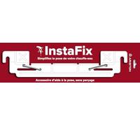 Ariston - INSTAFIX, soporte universal para calentador de agua eléctrico, ayuda a la colocación sin perforación, diseñado y fabricado para su instalación en Francia. con fijación calentador de agua