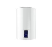 Ariston Lydos Eco Blu - Termo Eléctrico 80 Litros, Calentador de Agua Eléctrico Vertical con Función ECO y Regulación Externa, 47x45x75.8 cm, Fabricado para Instalación en España