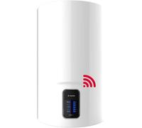 Ariston Lydos Wifi - Termo Eléctrico 50 Litros Vertical, Calentador de Agua Eléctrico Compatible con Alexa, Control Remoto App, Ahorro Energético ECO EVO, Servicio Post-Venta solo Disponible en España