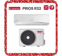 Ariston Prios R32 - Aire acondicionado 9000 BTU Monosplit Wifi, climatizador silencioso, 104 x 22 x 32,7 cm, aire acondicionado con función Follow Me para control autónomo del aire, filtro antiolores