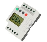 Aritynu Relé de Subtensión de Sobretensión Monofásico 24V-48V Ajustable | Instalación de Riel Guía, Estructura Modular, Compatibilidad CA/, Pantalla LCD China, Protector de Motor