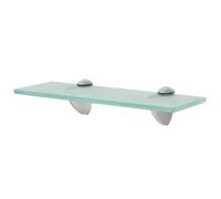 ARKEM Estante Flotante de Cristal 30x10 cm 8 mm Estante de Cristal de Pared para baño, Estante Flotante de Cristal