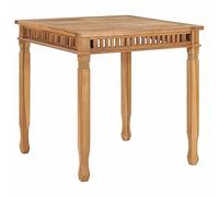 ARKEM Mesa de Comedor de jardín Madera Maciza de Teca 80x80x80 cm mesas de terraza y jardín Mesa de Jardin Mesa de terraza Exterior Mesa y sillas de Exterior