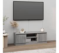 ARKEM Mueble de TV con Puerta Gris Sonoma 102x30x36 cm Mueble de Salon para TV Muebles de Salon Mueble TV Salon Muebles de Salon TV